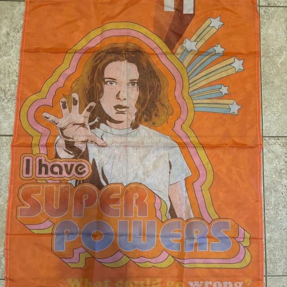 Eleven Stranger Things fabric Flag  / Photo Back drop